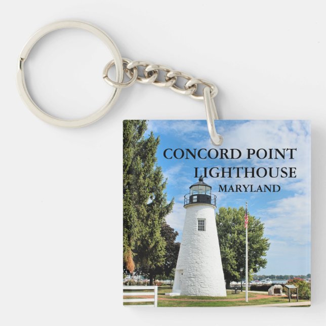 Concord Point Lighthouse, Maryland Keychain (Framsidan)