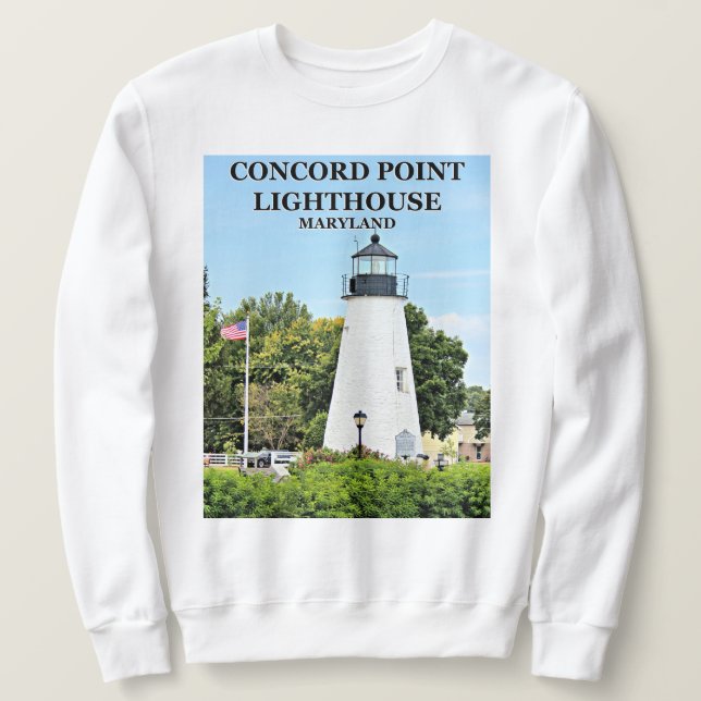 Concord Point Lighthouse, Maryland Sweatshirt (Design framsida)