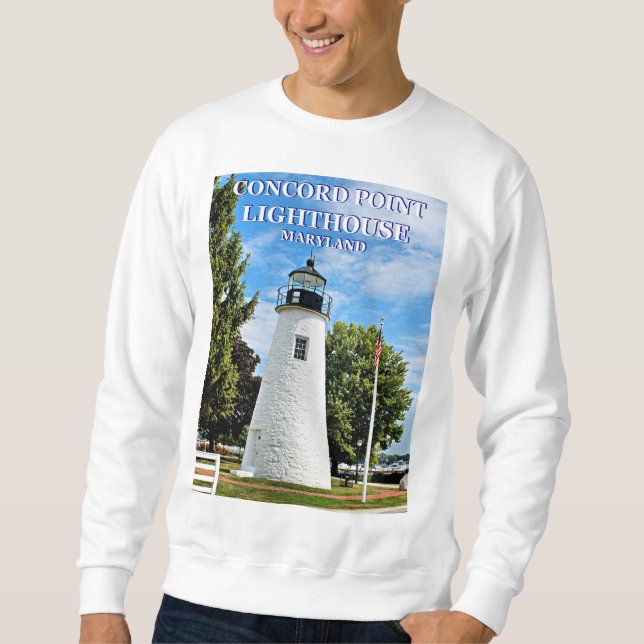 Concord Point Lighthouse, Maryland Sweatshirt (Framsida)