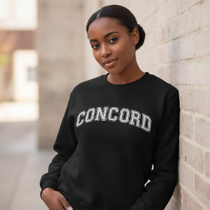 CONCORD Universitetströja Amerika College Lång Ärmad Tröja