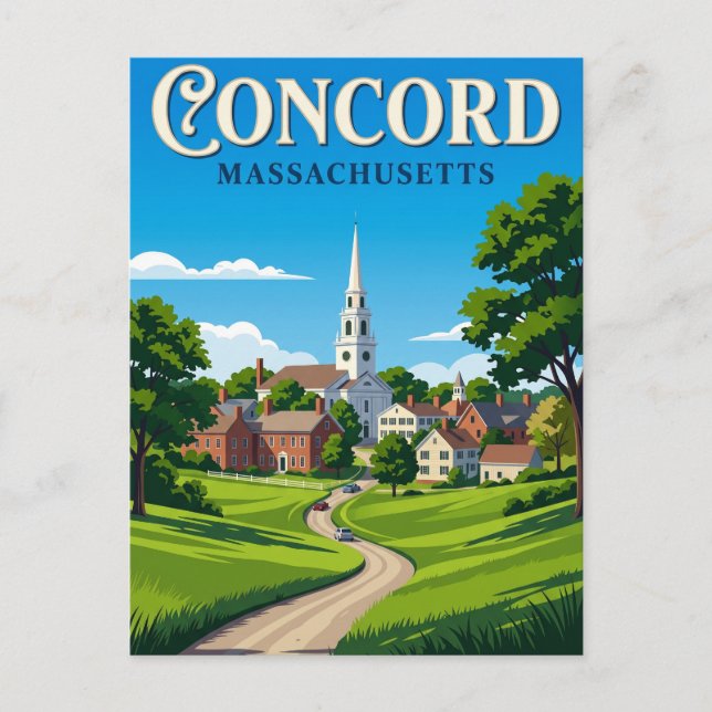 Concord USA Vykort (Framsida)