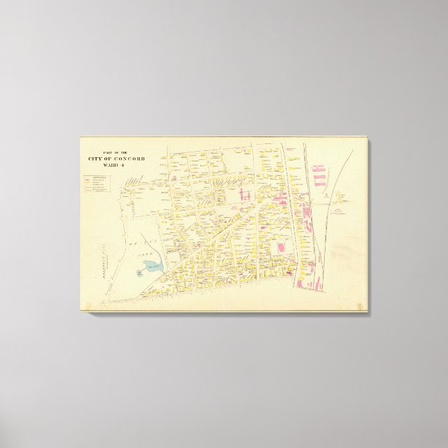 Concord, Ward 4 Canvastryck (Framsida)