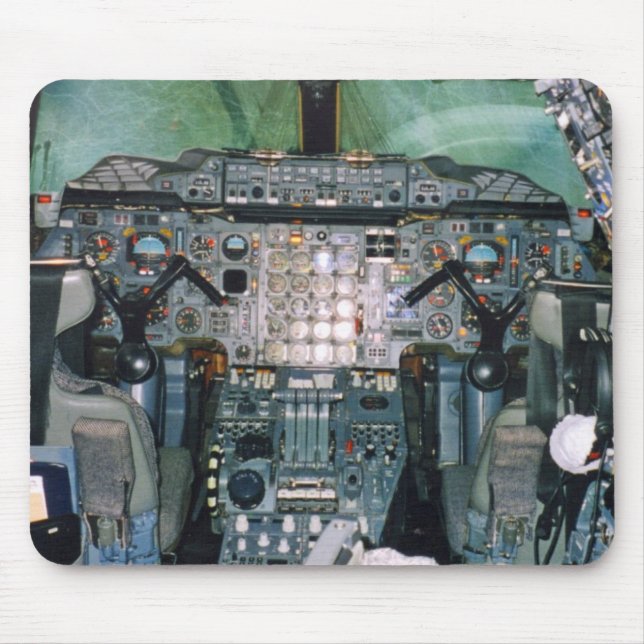 Concorde cockpit Mousepad Musmatta (Framsidan)