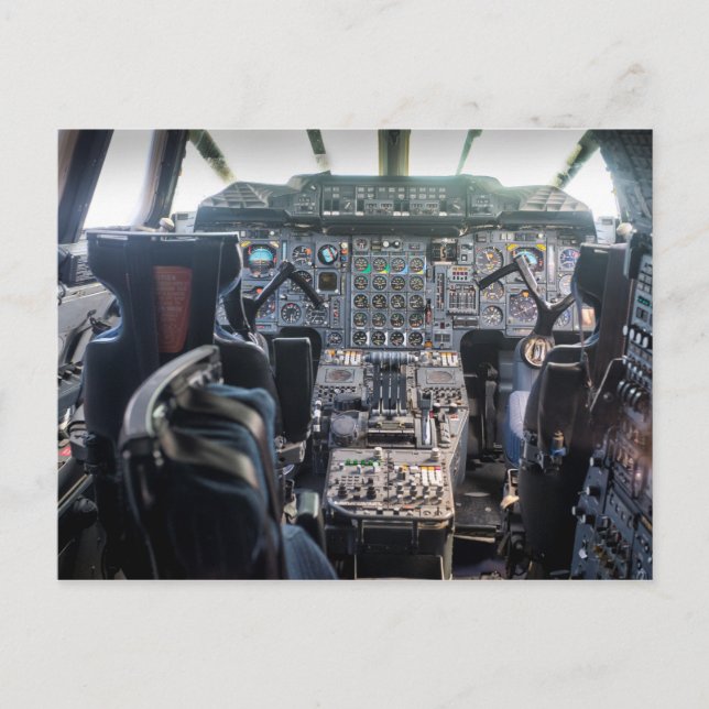 Concorde Flight Deck Vykort (Framsida)