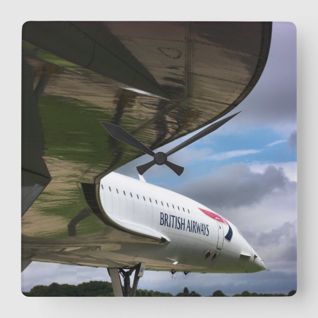 Concorde Fyrkantig Klocka (Framsida)