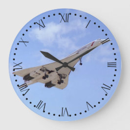 Concorde G-BOAF - Romersk visartavla Stor Klocka