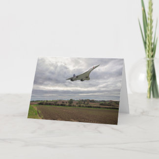 Concorde - High Speed Springa Hälsning Card Kort