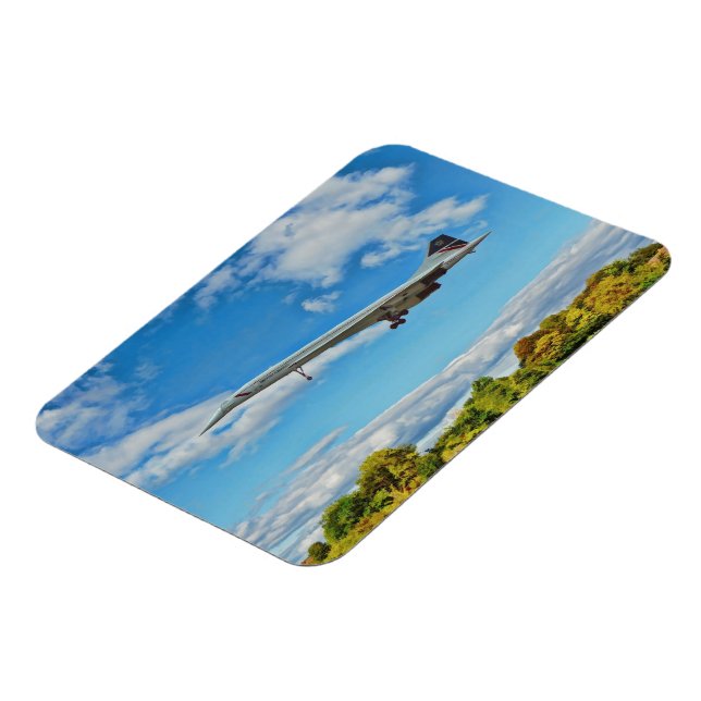 Concorde on Finals - Flexible Magnet (Vänstra Sidan)