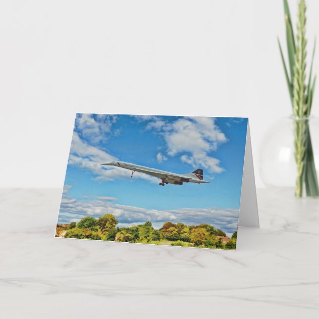 Concorde på finaler kort (Framsida)