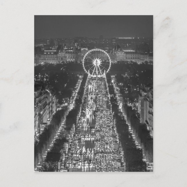 Concorde, Paris, Frankrike Vykort (Framsida)