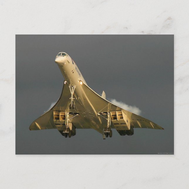 Concorde Postcard Vykort (Framsida)