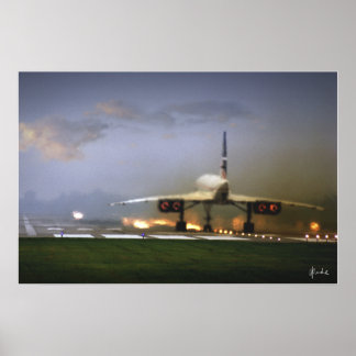 ’Concorde Takeoff’ Poster
