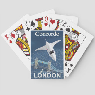 Concorde to London Classic Spelkort