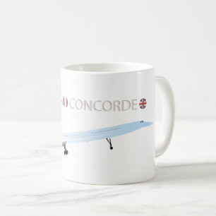 Concorde Turbojet-driven supersonic Airliner Kaffemugg
