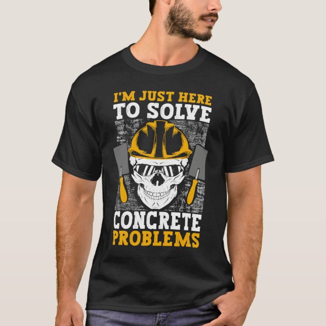 Concrete Finisher Bricklayer Masonery  1 T Shirt (Framsida)