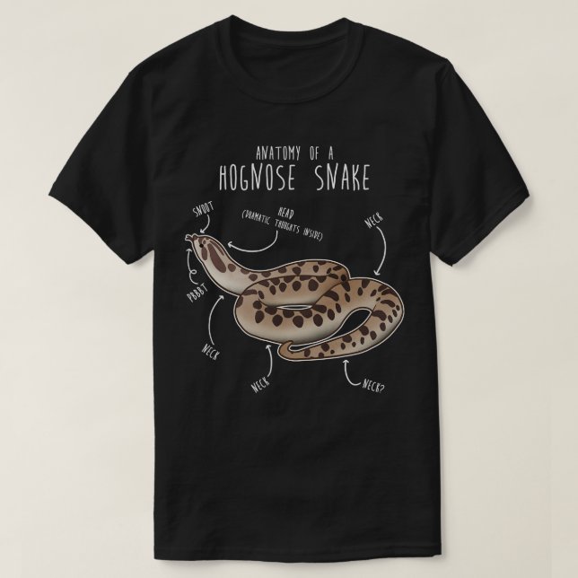 Conda Hognos Snake Anatomy Anaconda T Shirt (Design framsida)
