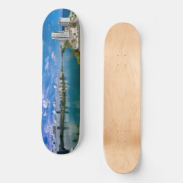 Condado Lagoon, Daytime Puerto Rico Skateboard Art