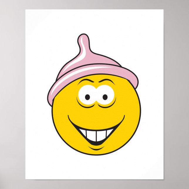 Condom Ansikte Poster (Framsidan)