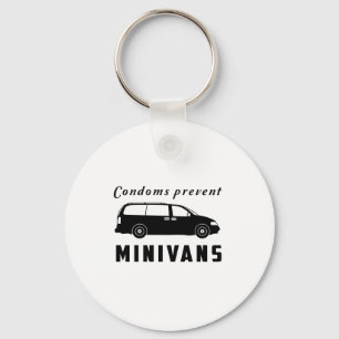 Condoms Prevent Minivans Nyckelring