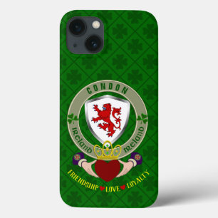 Condon Irish Shield & Claddagh Personlig