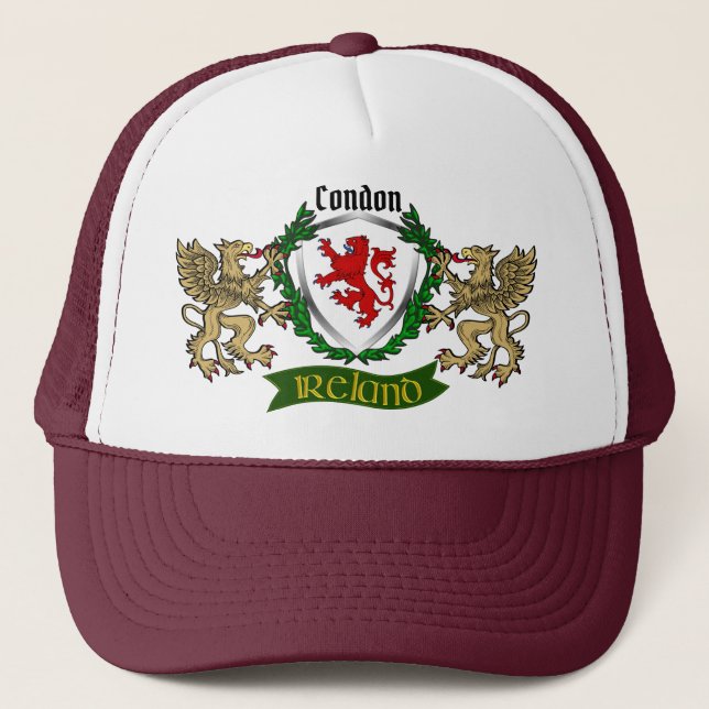 Condon Irish Shield w/Griffins Keps (Framsida)