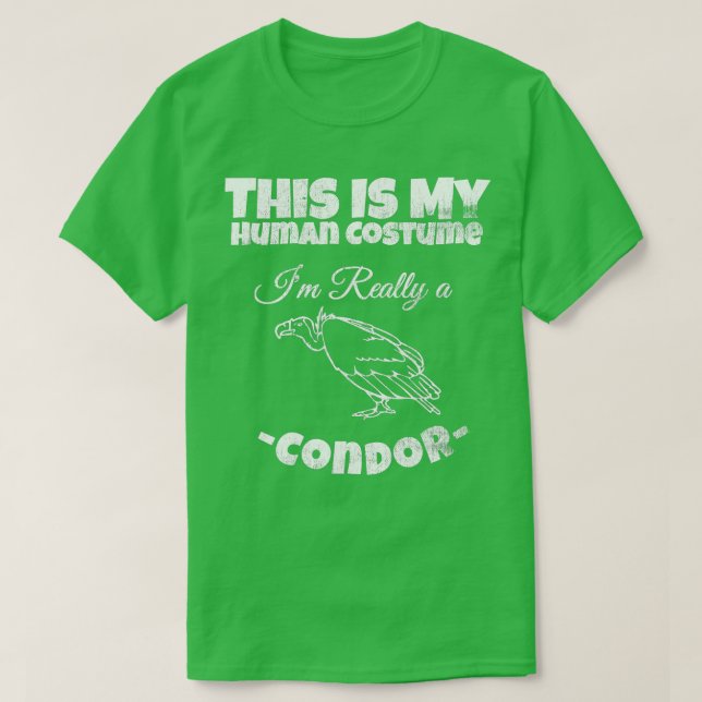 Condor Bird Human Costume Tee Cute Jul Costu (Design framsida)