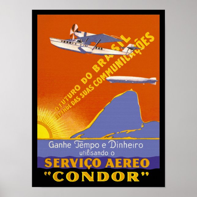 Condor ~ Brazillian Luft Service Poster (Framsidan)