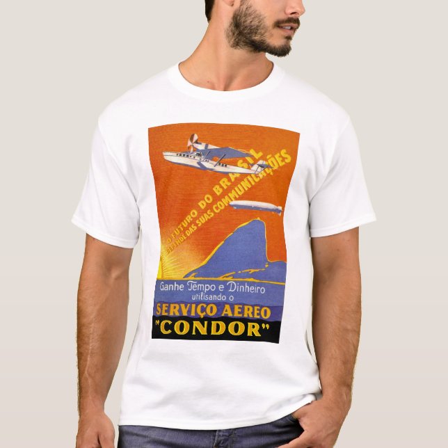 Condor ~ Brazillian Luft Service Tee Shirt (Framsida)
