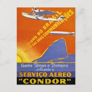 Condor ~ Brazillian Luft Service Vykort