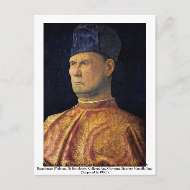 Condotier. Vykort (Framsida)