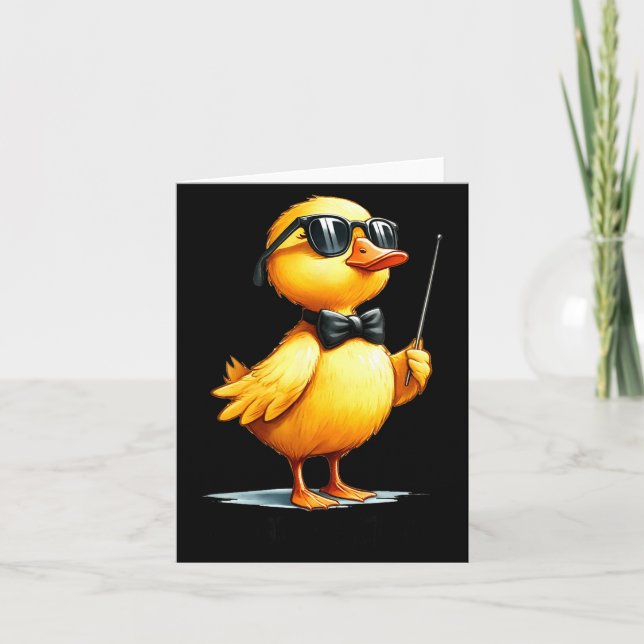 Conductor, Funny Duck Quote  Kort (Framsida)