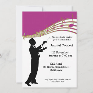 Conductor Orchestra Inbjudningar