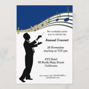 Conductor Orchestra Inbjudningar
