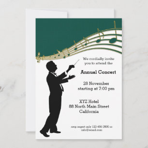 Conductor Orchestra Inbjudningar