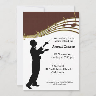 Conductor Orchestra Inbjudningar