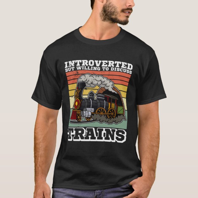 Conductor railroad Model station Railway worker  1 T Shirt (Framsida)