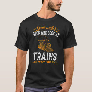 Conductor Train Express Rail Transport Freight Rai T Shirt