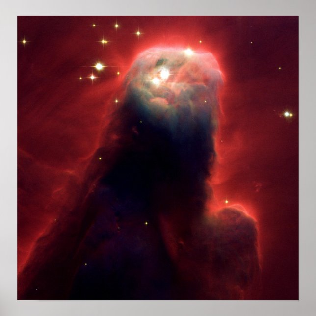 Cone Nebula (Hubble Telescope) Poster (Framsidan)