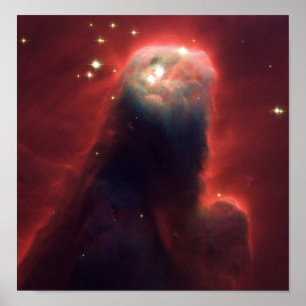 Cone Nebula i rymden NGC 2264 Poster