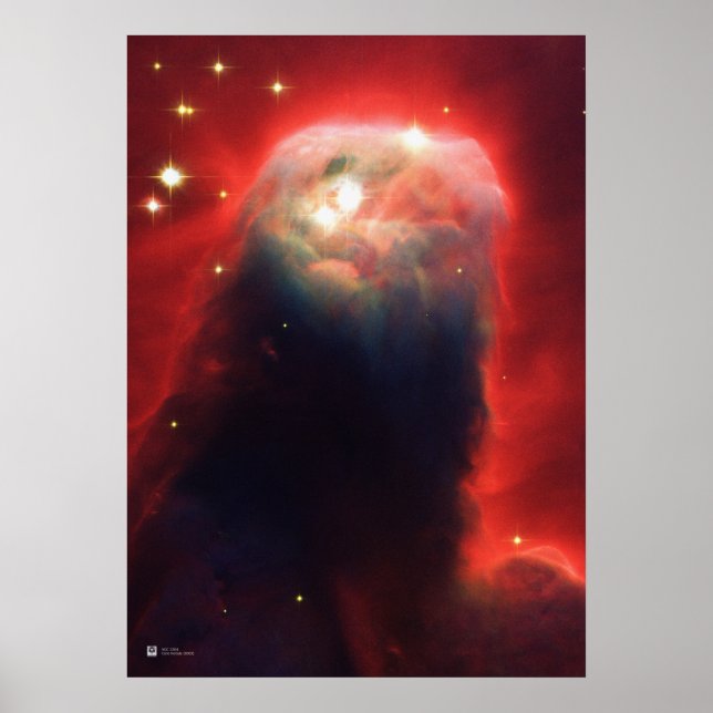 Cone Nebula,NGC 2264 - NASA Hubble Space Telescope Poster (Framsidan)