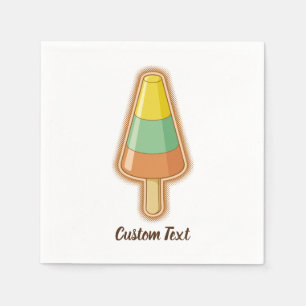Cone Shaped Sorbet Stick Pappersservett