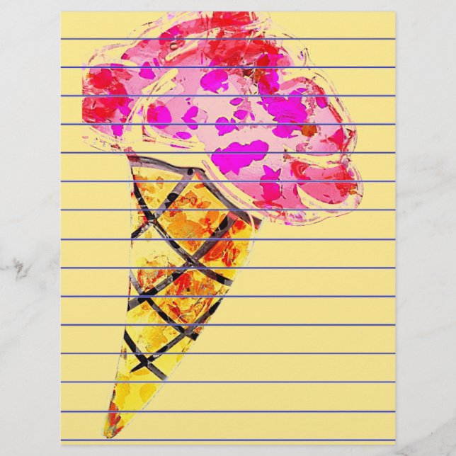 Cone Stationery för iskrämatslips (Framsida)