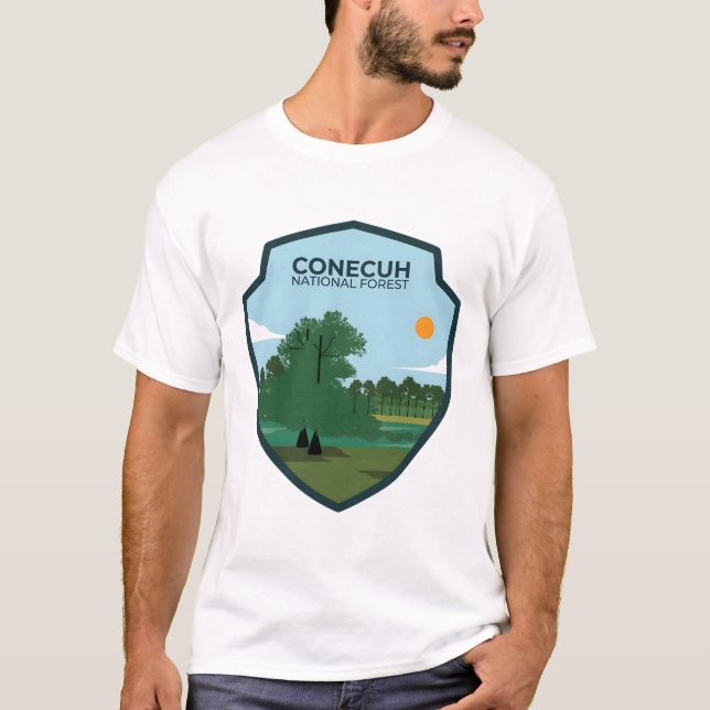 Conecuh National Forest T Shirt (Framsida)