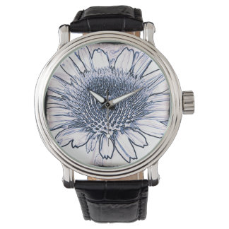 Coneflower Sketch Armbandsur