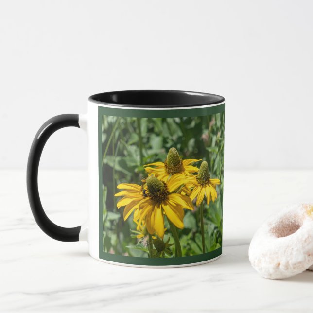 Coneflower Trio Mugg (Med munk)