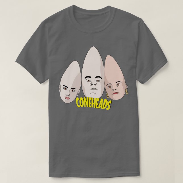 Coneheads Familj T Shirt (Design framsida)