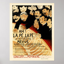 CONERT DE LA PEPINIERE Paris 1898 Opera Theater Poster