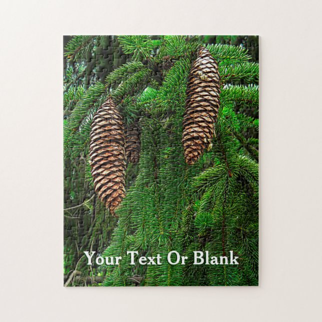 Cones och Nål Pussel (Vertikal)