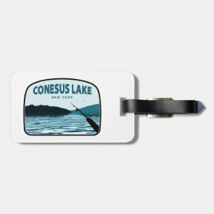 Conesus Lake New York Fiskespö Bagagebricka