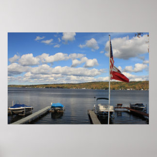 Conesus Sjö Poster